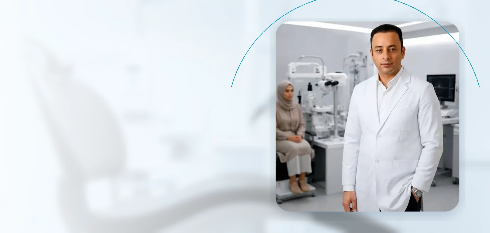 دکتر محمدصادق حق‌پرست در کلینیک چشم‌پزشکی نورویستا